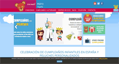 Desktop Screenshot of animalparty.es